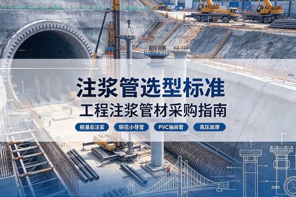 薛城注浆管选型标准